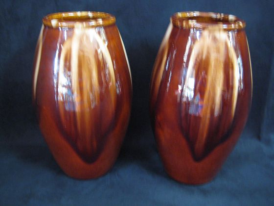 Bendigo Pottery Vases   SOLD